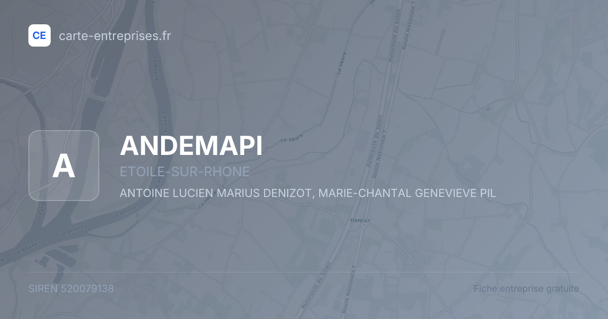 ANDEMAPI — 520079138 — fiche entreprise