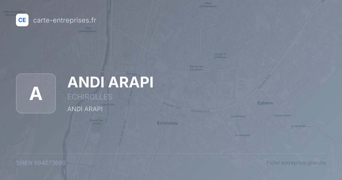 ANDI ARAPI — 994073690 — fiche entreprise