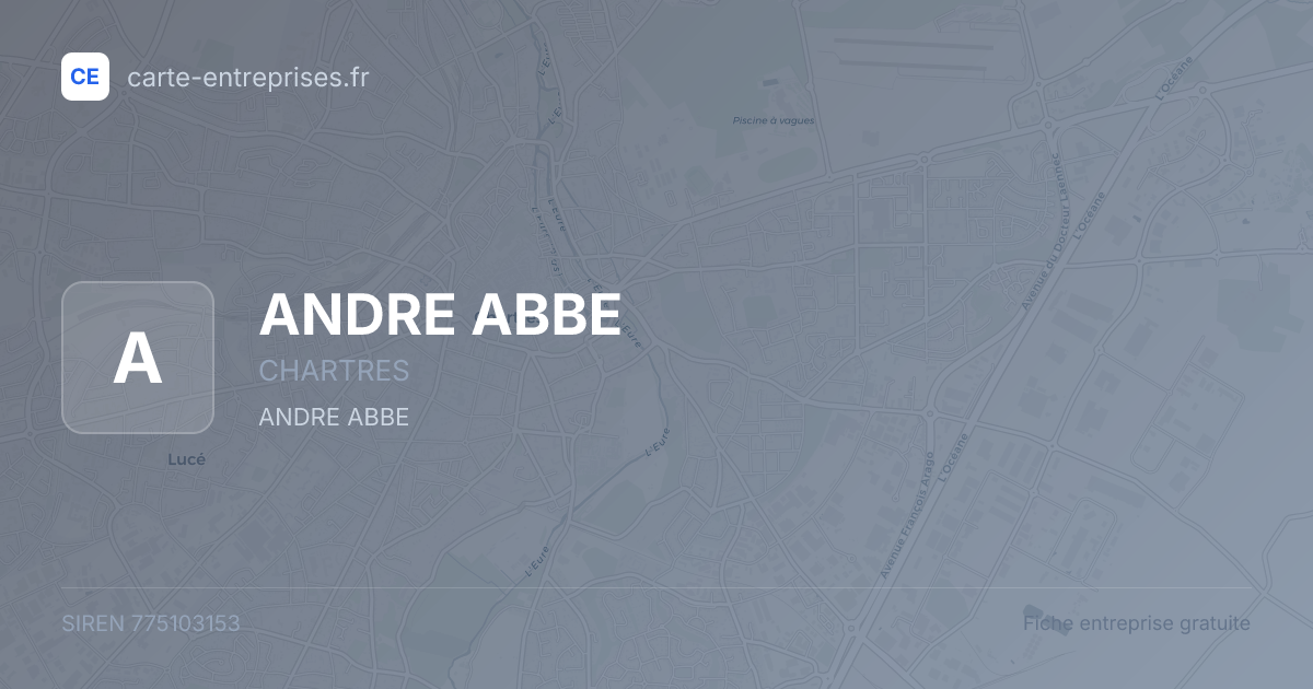 ANDRE ABBE — 775103153 — fiche entreprise