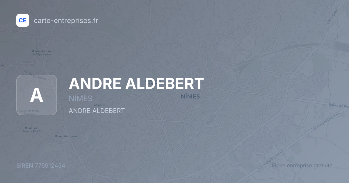 ANDRE ALDEBERT — 775912454 — fiche entreprise