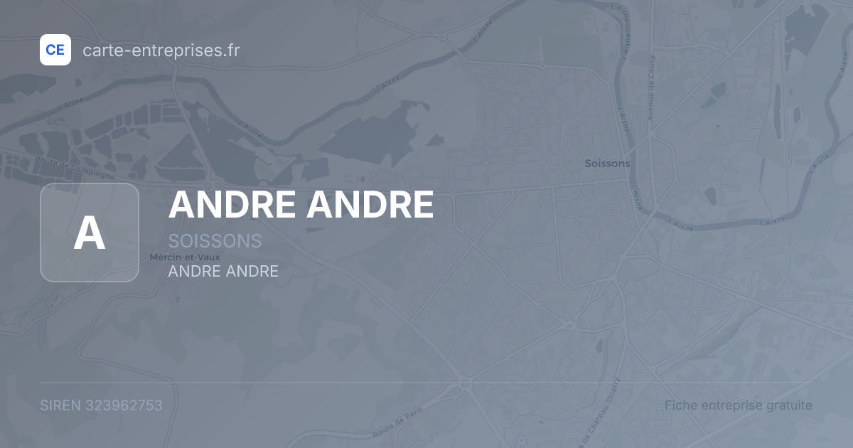 ANDRE ANDRE — 323962753 — fiche entreprise