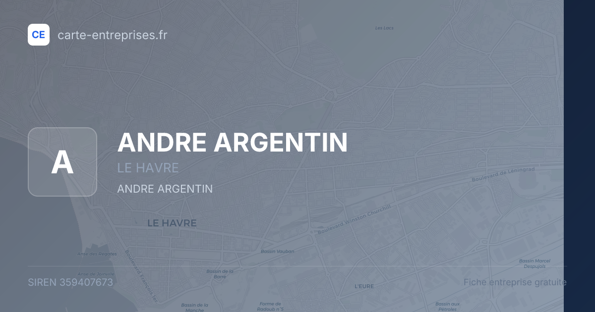 ANDRE ARGENTIN — 359407673 — fiche entreprise