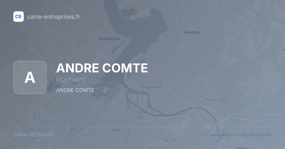 ANDRE COMTE — 782300198 — fiche entreprise