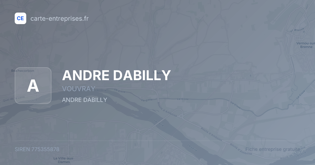 ANDRE DABILLY — 775355878 — fiche entreprise
