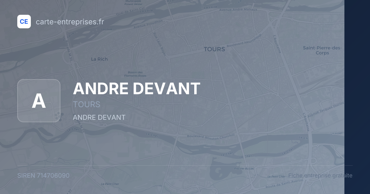 ANDRE DEVANT — 714706090 — fiche entreprise