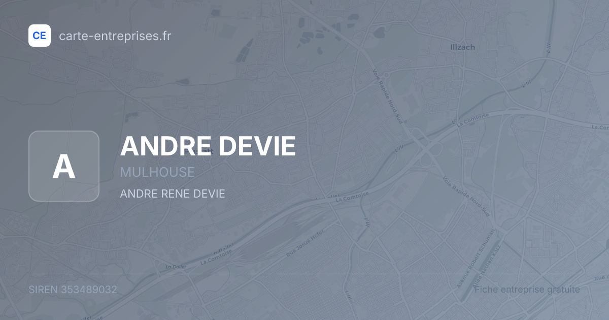 ANDRE DEVIE — 353489032 — fiche entreprise