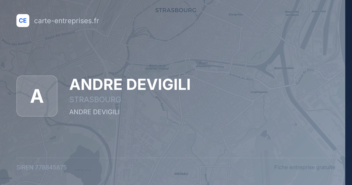 ANDRE DEVIGILI — 778845875 — fiche entreprise
