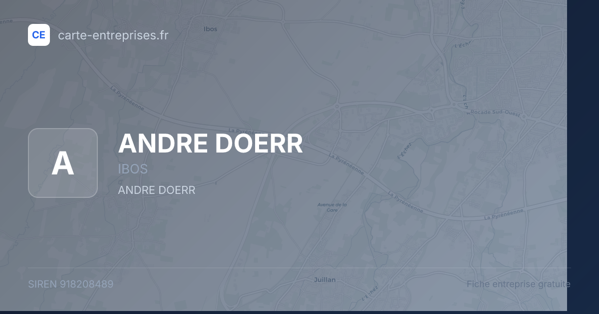 ANDRE DOERR — 918208489 — fiche entreprise