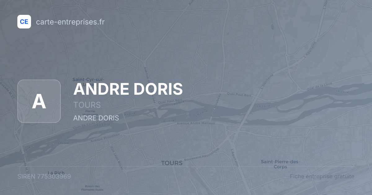 ANDRE DORIS — 775303969 — fiche entreprise