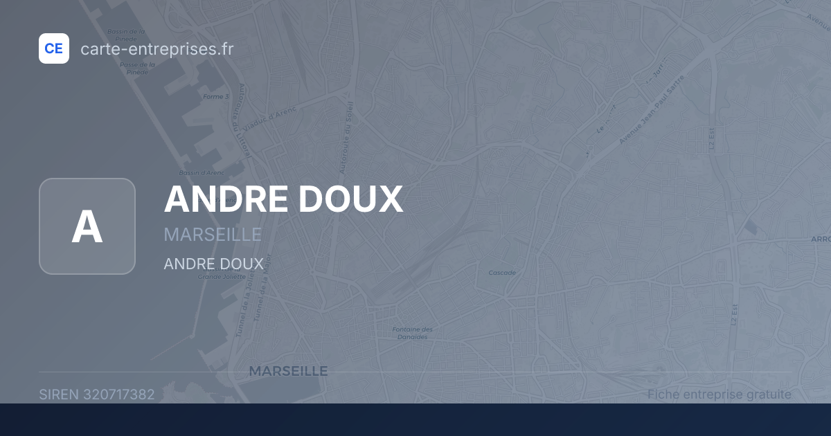ANDRE DOUX — 320717382 — fiche entreprise