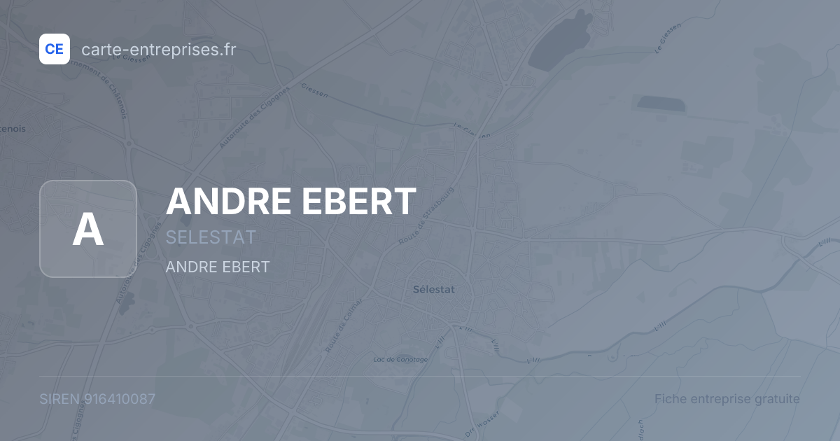 ANDRE EBERT — 916410087 — fiche entreprise