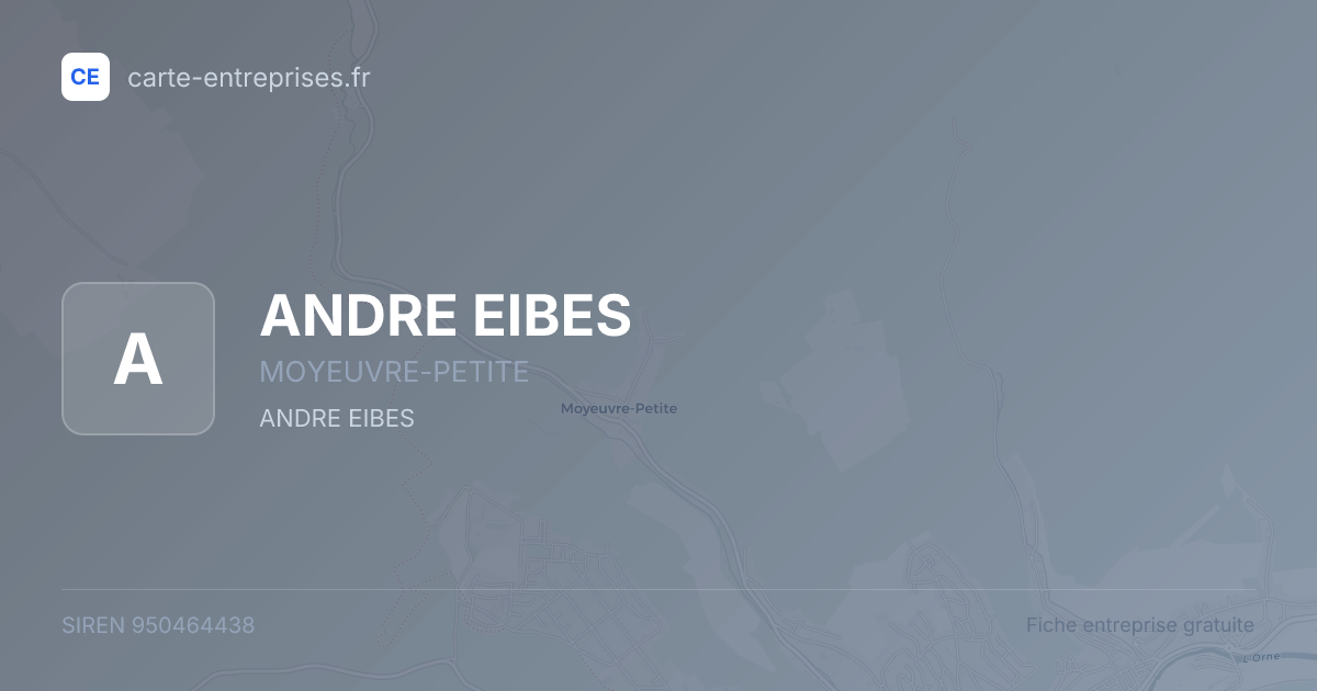ANDRE EIBES — 950464438 — fiche entreprise