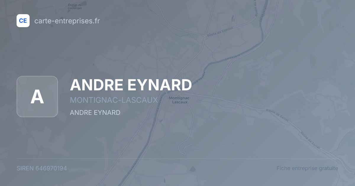 ANDRE EYNARD — 646970194 — fiche entreprise
