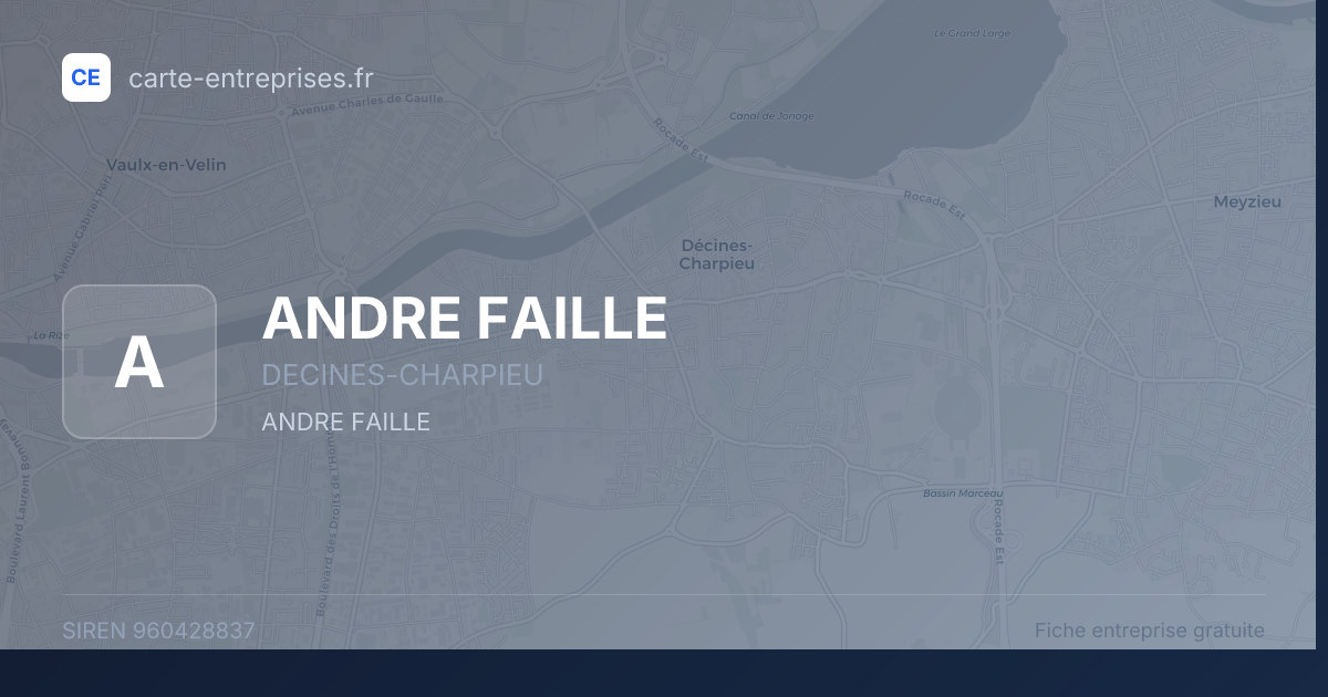ANDRE FAILLE — 960428837 — fiche entreprise