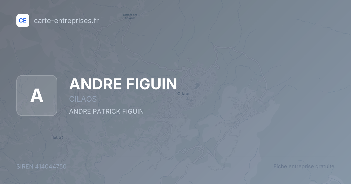 ANDRE FIGUIN — 414044750 — fiche entreprise