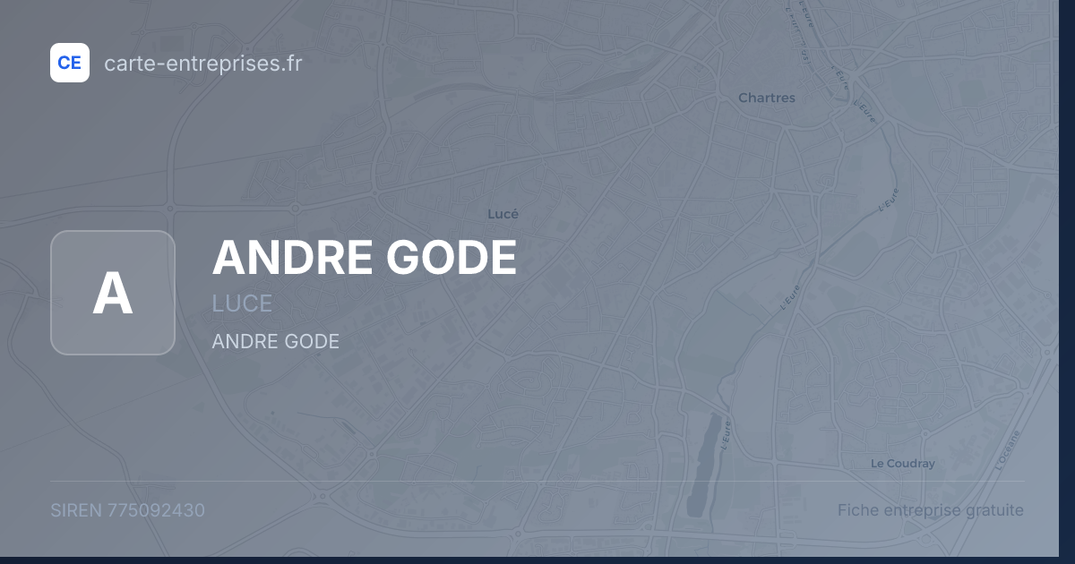 ANDRE GODE — 775092430 — fiche entreprise