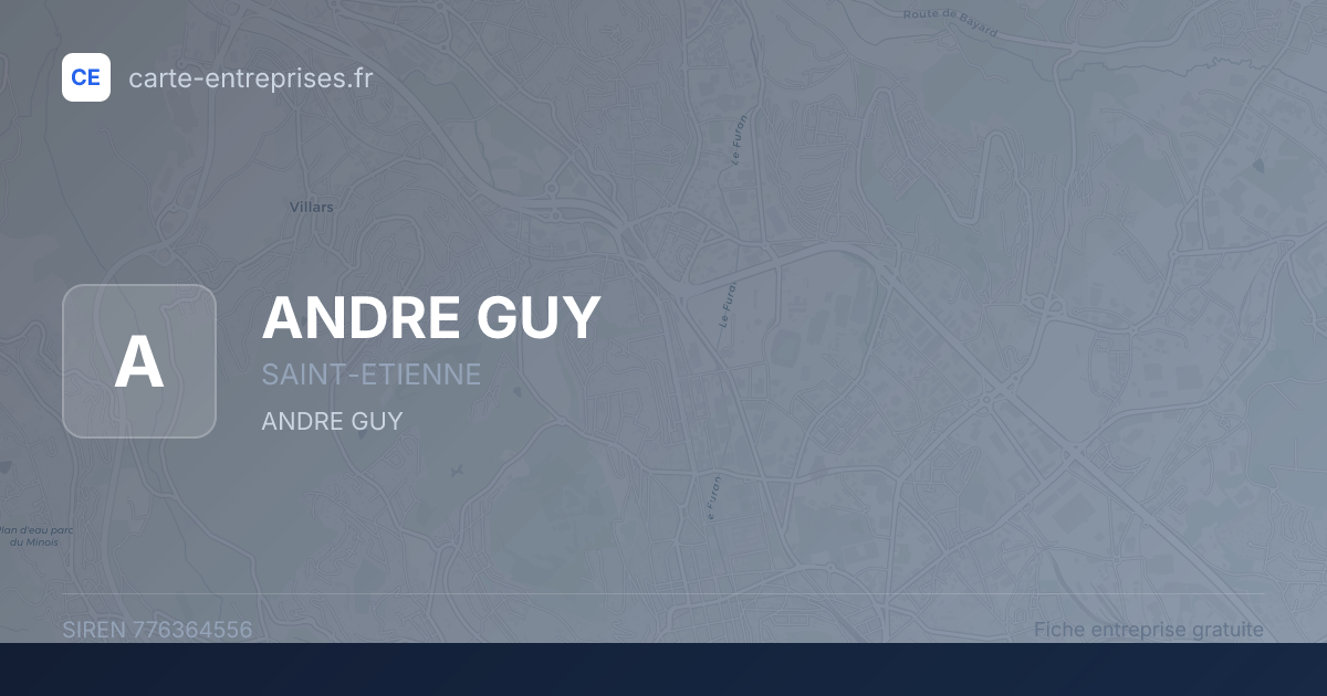 ANDRE GUY — 776364556 — fiche entreprise
