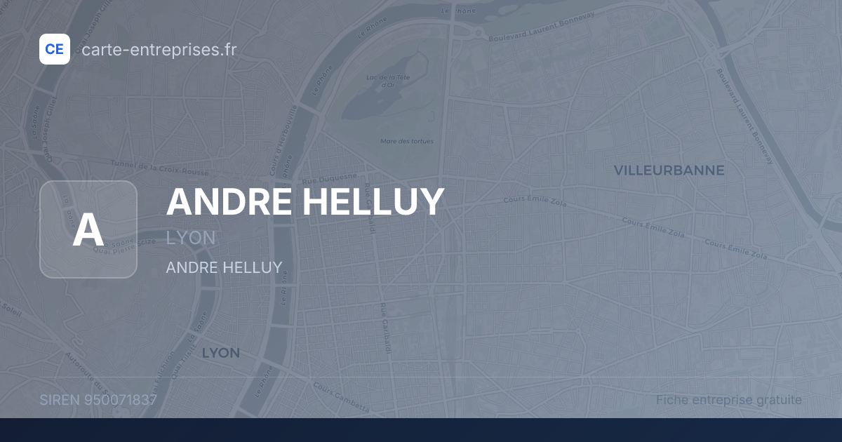 ANDRE HELLUY — 950071837 — fiche entreprise