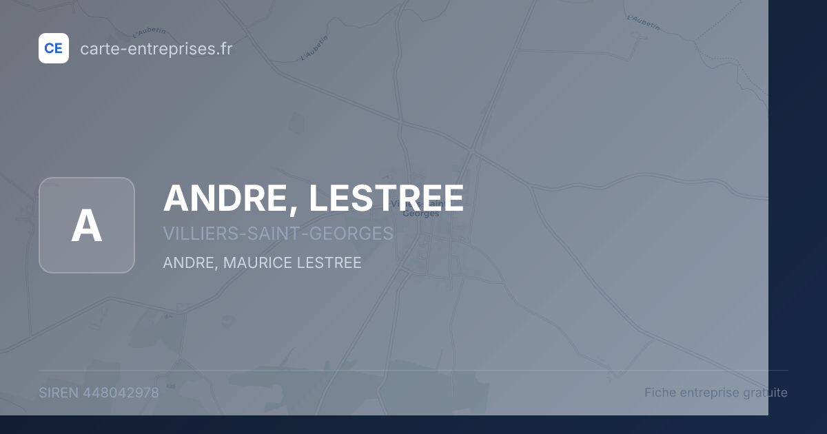ANDRE, LESTREE — 448042978 — fiche entreprise
