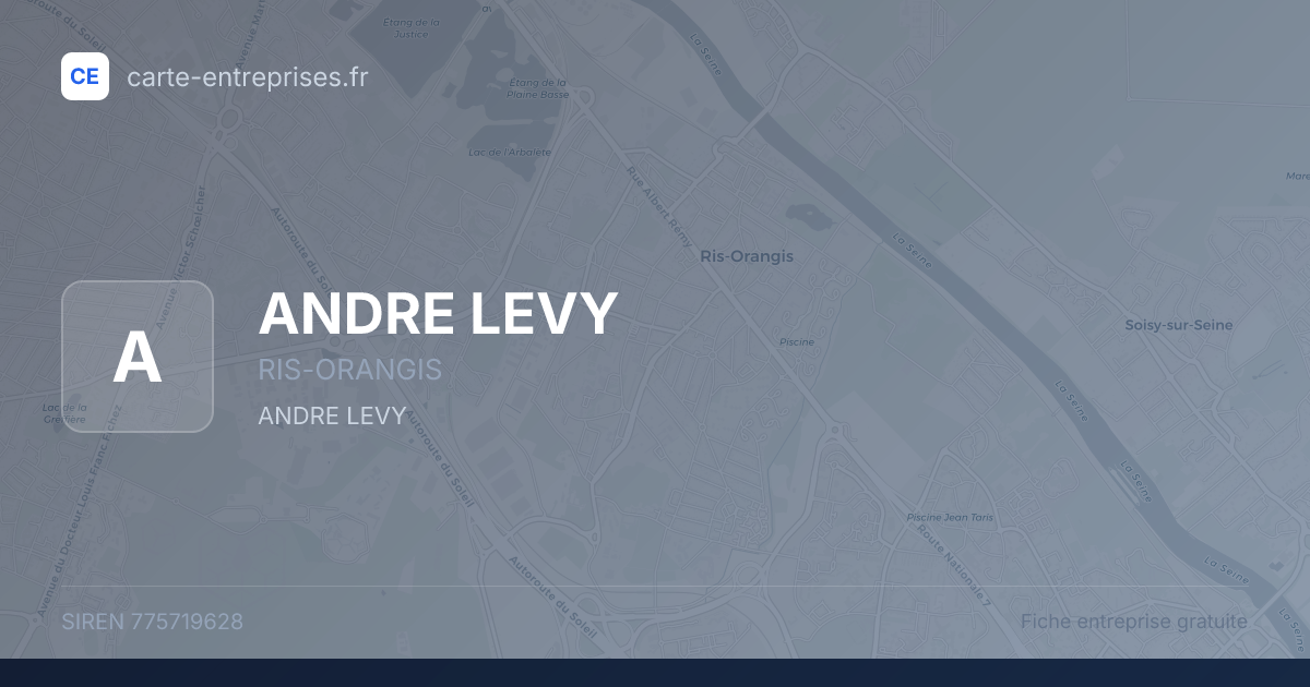 ANDRE LEVY — 775719628 — fiche entreprise