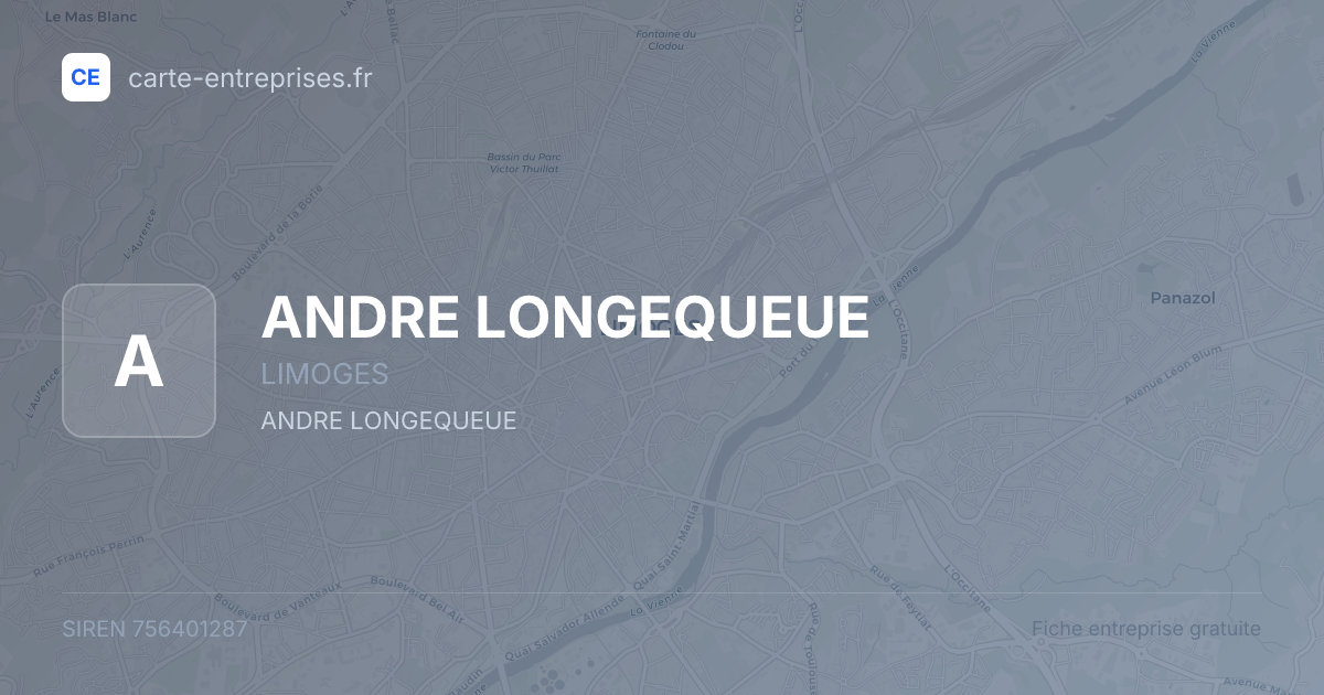 ANDRE LONGEQUEUE — 756401287 — fiche entreprise