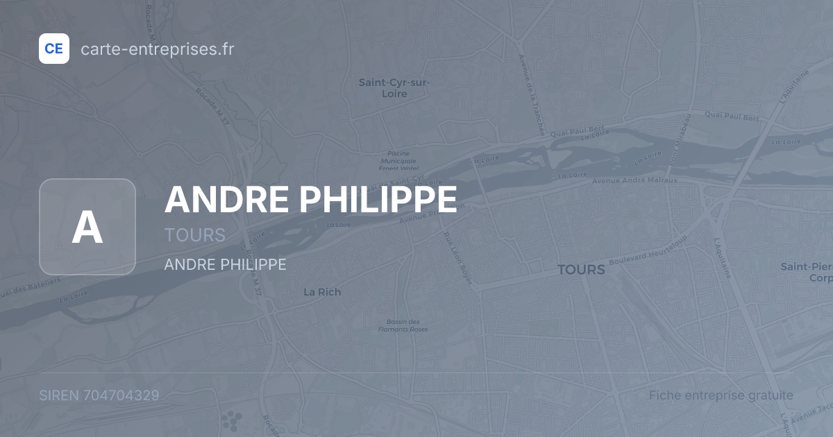 ANDRE PHILIPPE — 704704329 — fiche entreprise