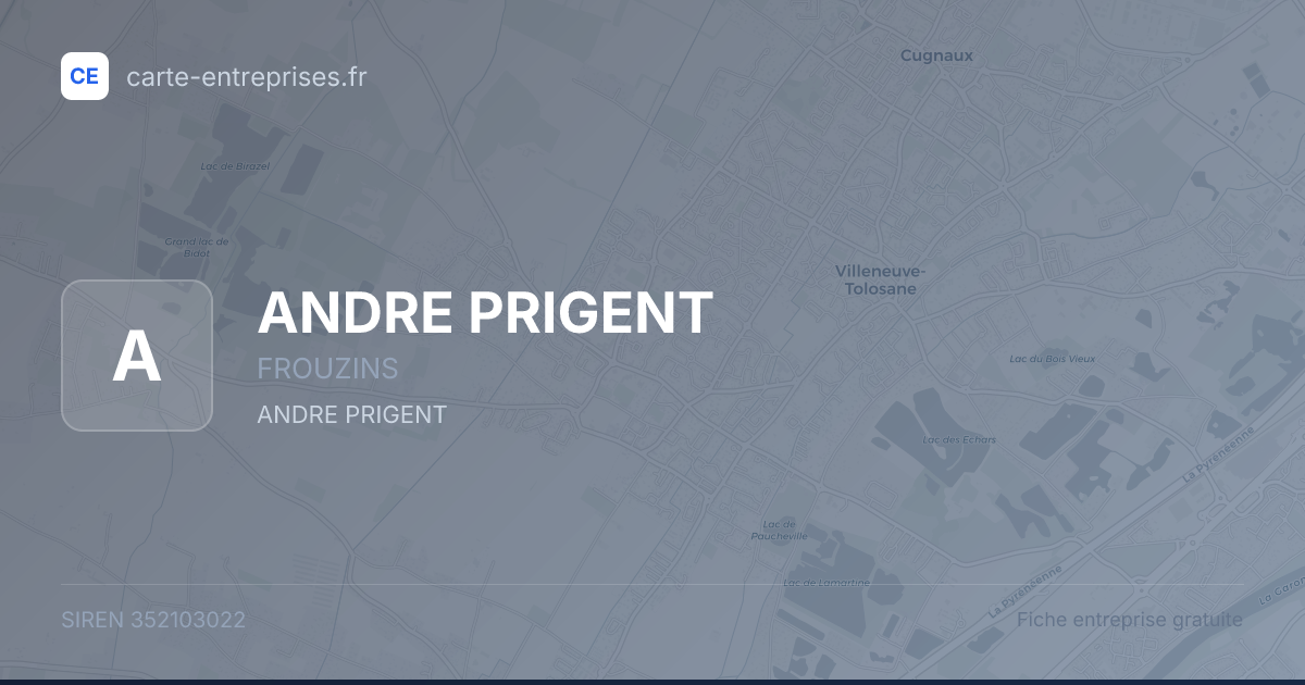 ANDRE PRIGENT — 352103022 — fiche entreprise