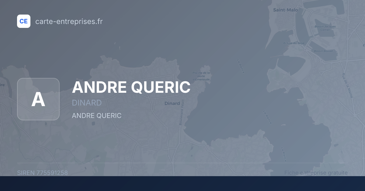 ANDRE QUERIC — 775591258 — fiche entreprise