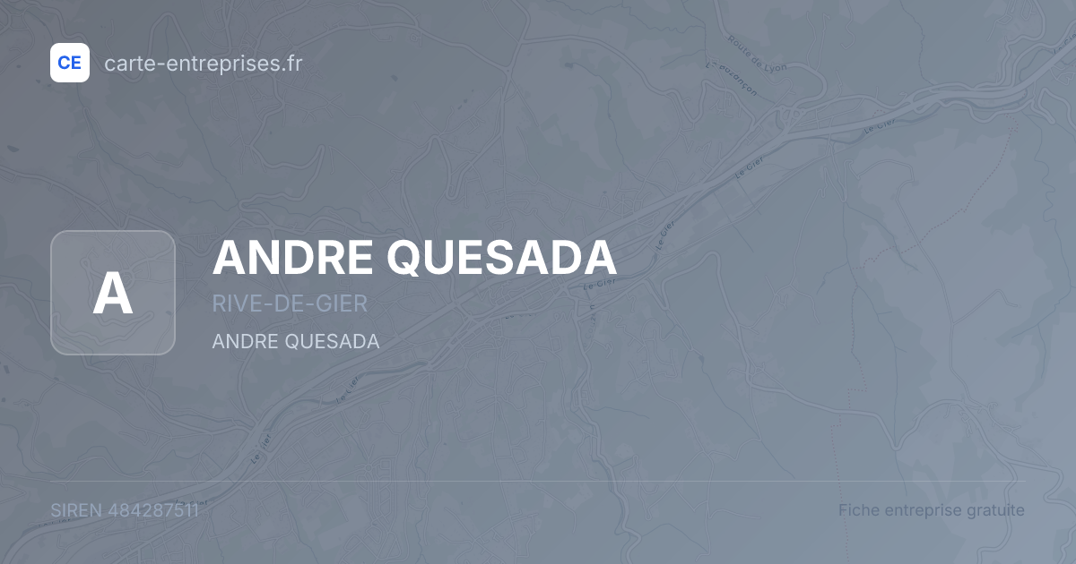 ANDRE QUESADA — 484287511 — fiche entreprise