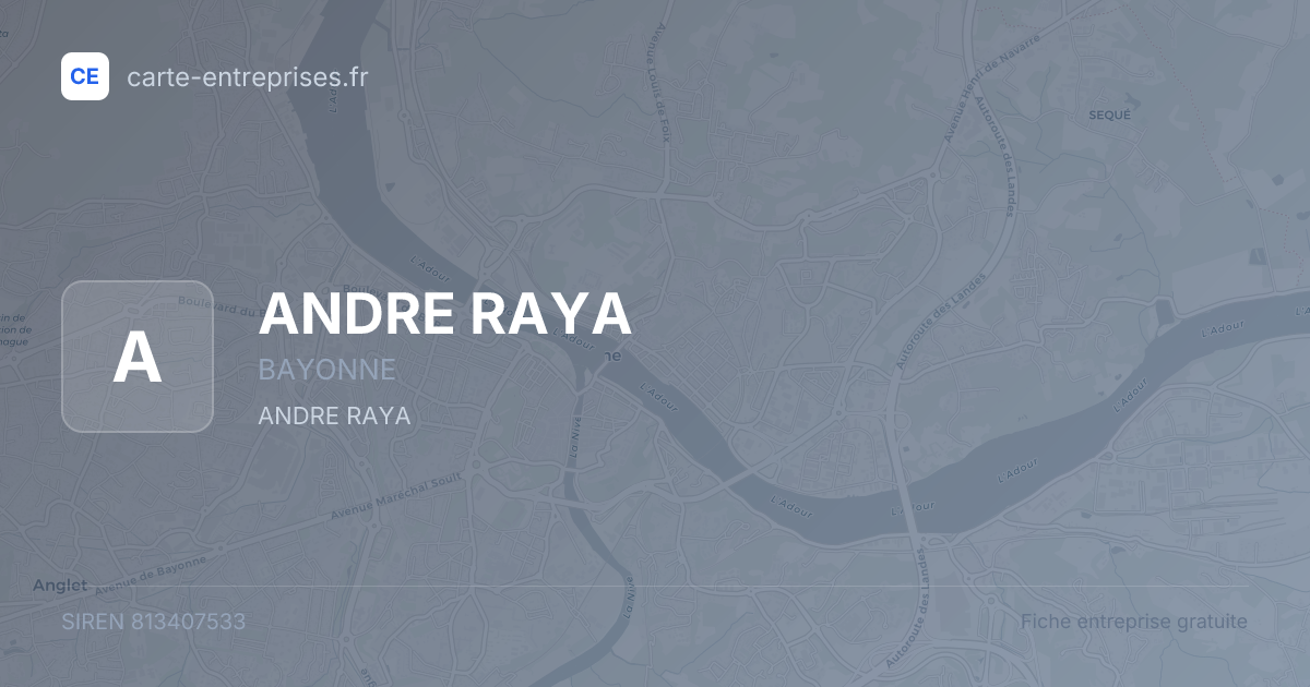 ANDRE RAYA — 813407533 — fiche entreprise