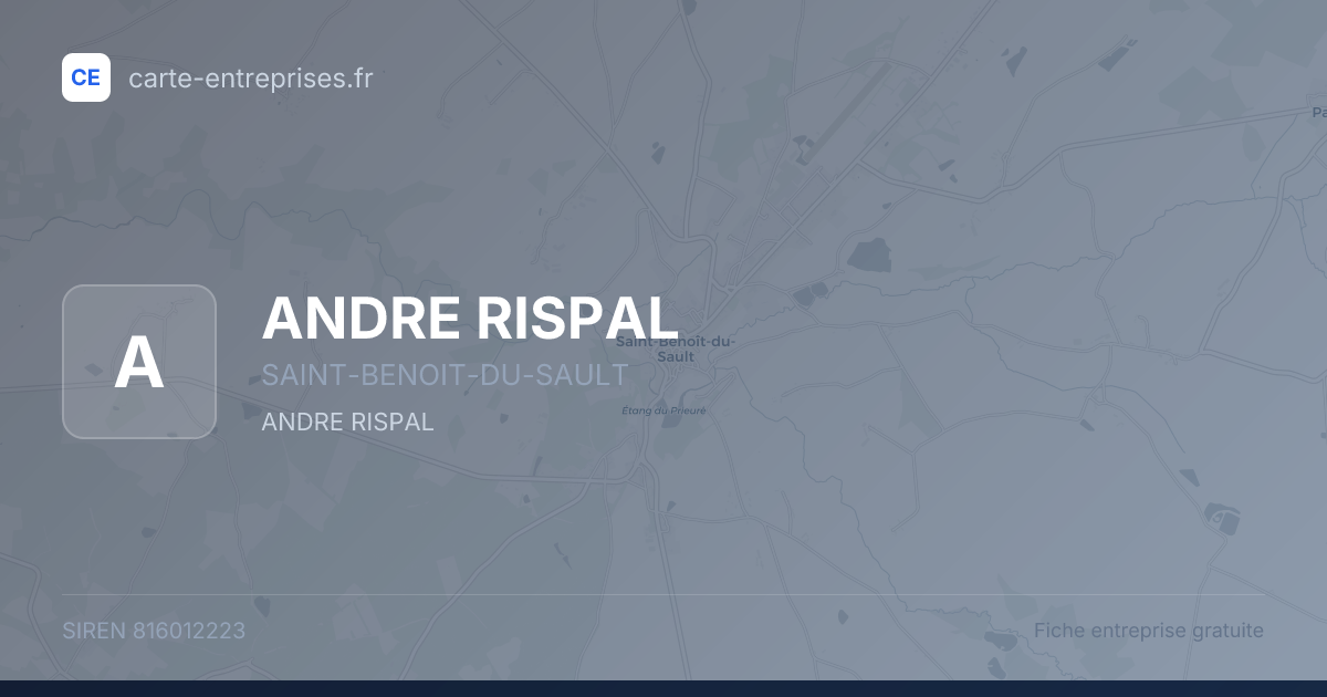 ANDRE RISPAL — 816012223 — fiche entreprise