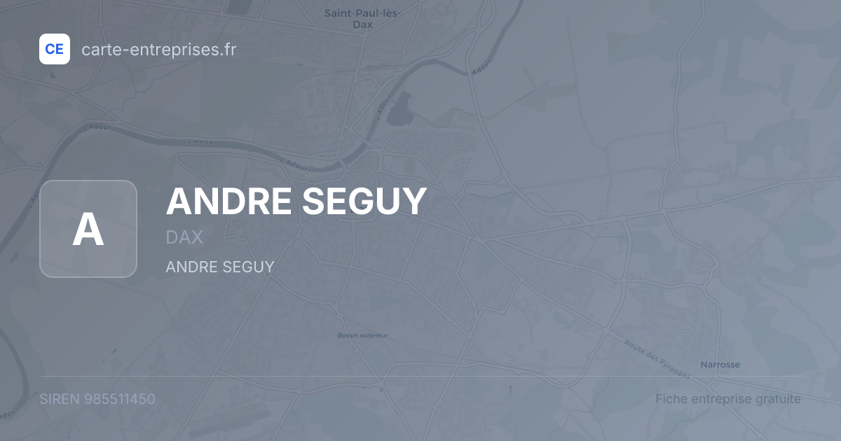 ANDRE SEGUY — 985511450 — fiche entreprise