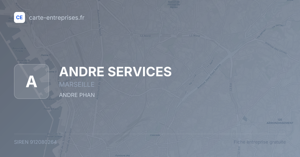 ANDRE SERVICES — 912080264 — fiche entreprise