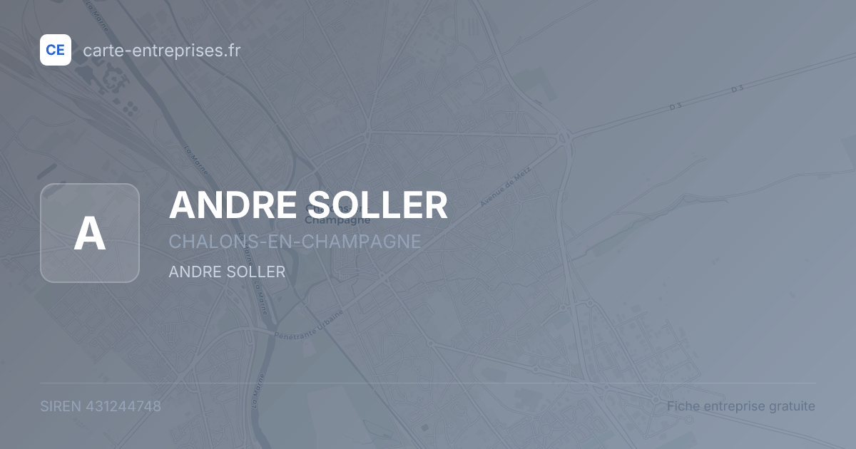 ANDRE SOLLER — 431244748 — fiche entreprise