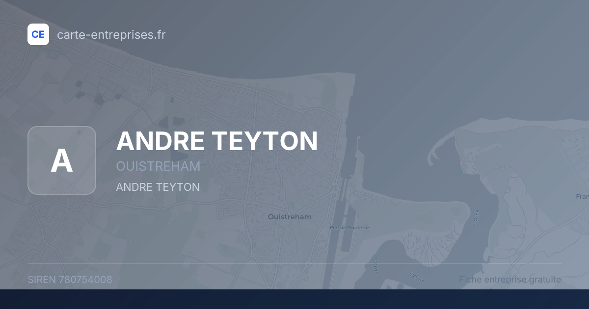 ANDRE TEYTON — 780754008 — fiche entreprise
