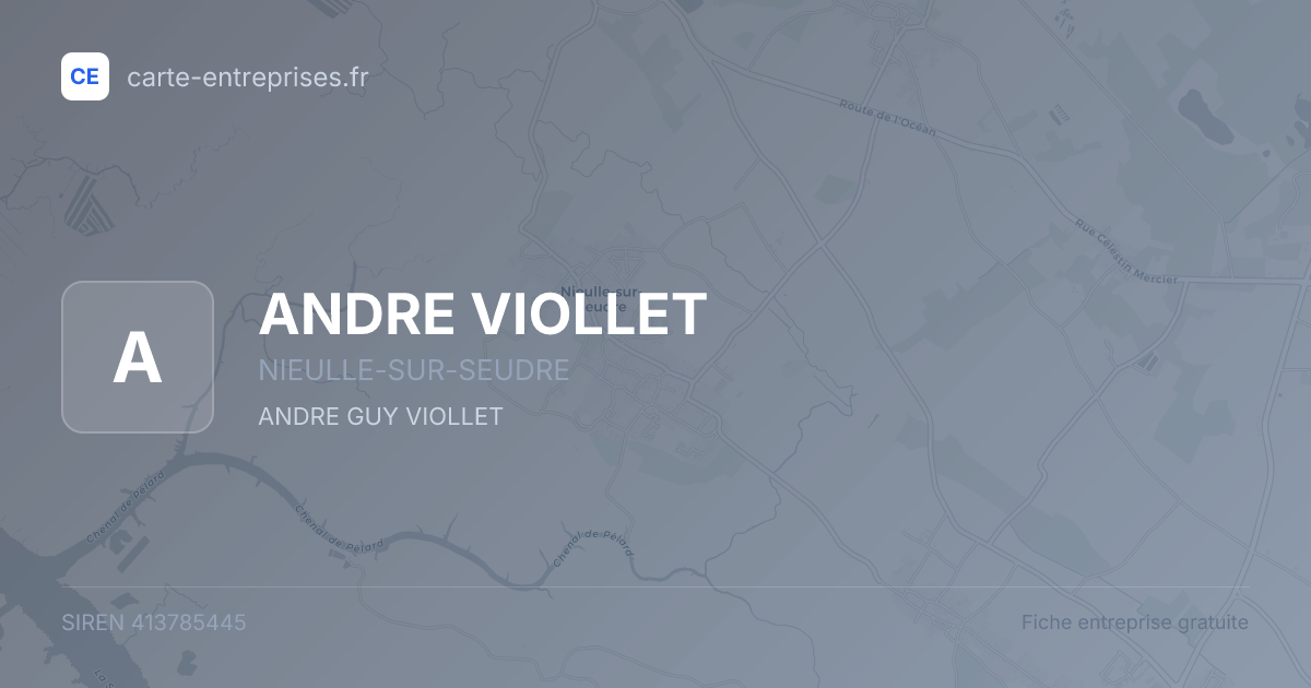 ANDRE VIOLLET — 413785445 — fiche entreprise