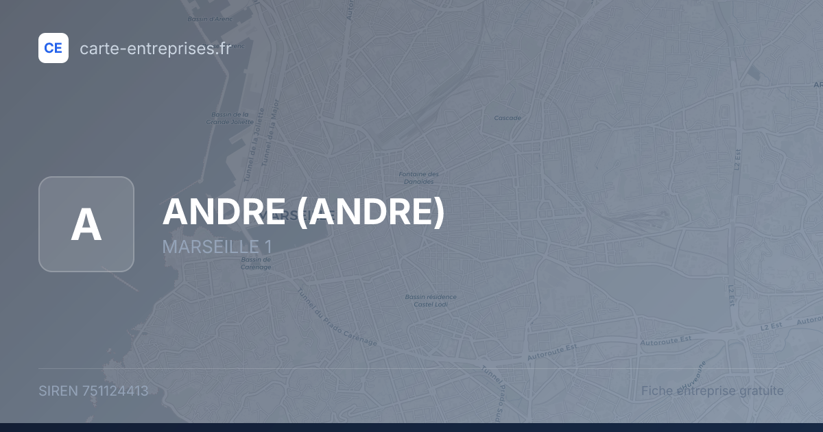 ANDRE — 751124413 — fiche entreprise