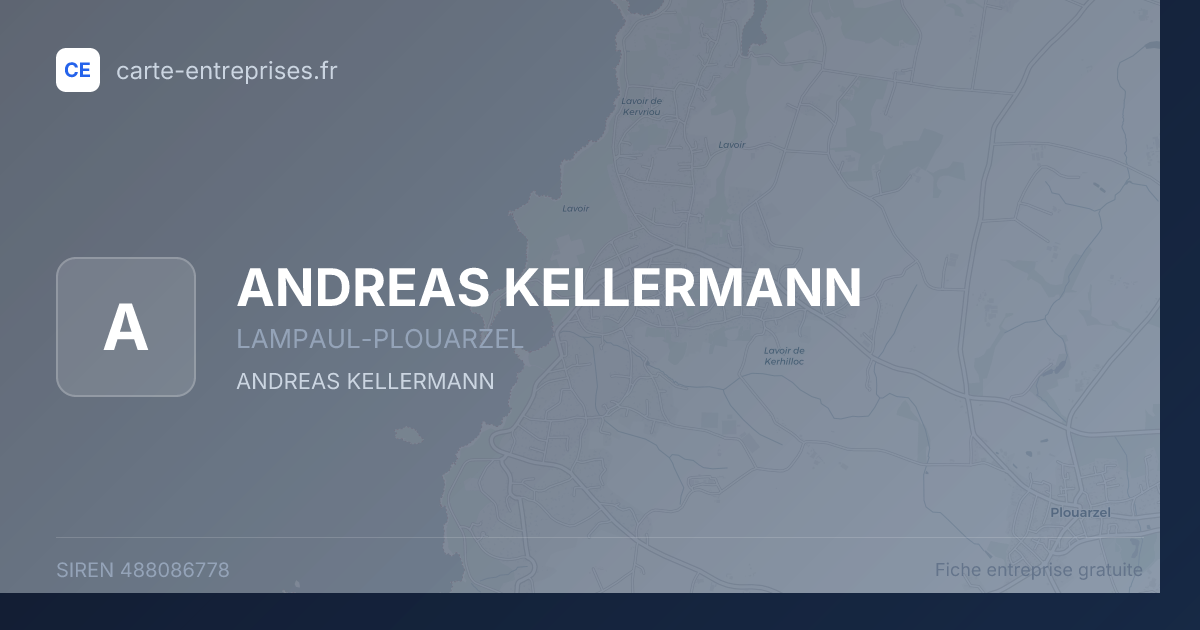 ANDREAS KELLERMANN — 488086778 — fiche entreprise