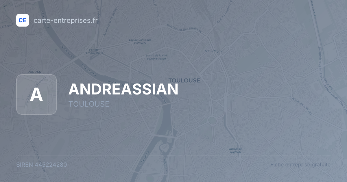 ANDREASSIAN — 445224280 — fiche entreprise