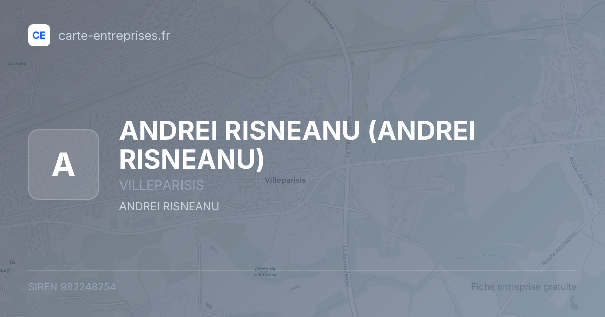 ANDREI RISNEANU — 982248254 — fiche entreprise