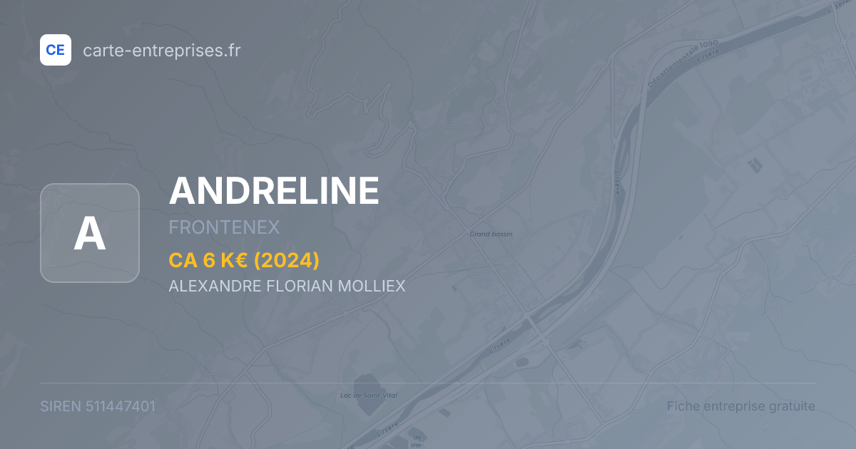 ANDRELINE — 511447401 — fiche entreprise