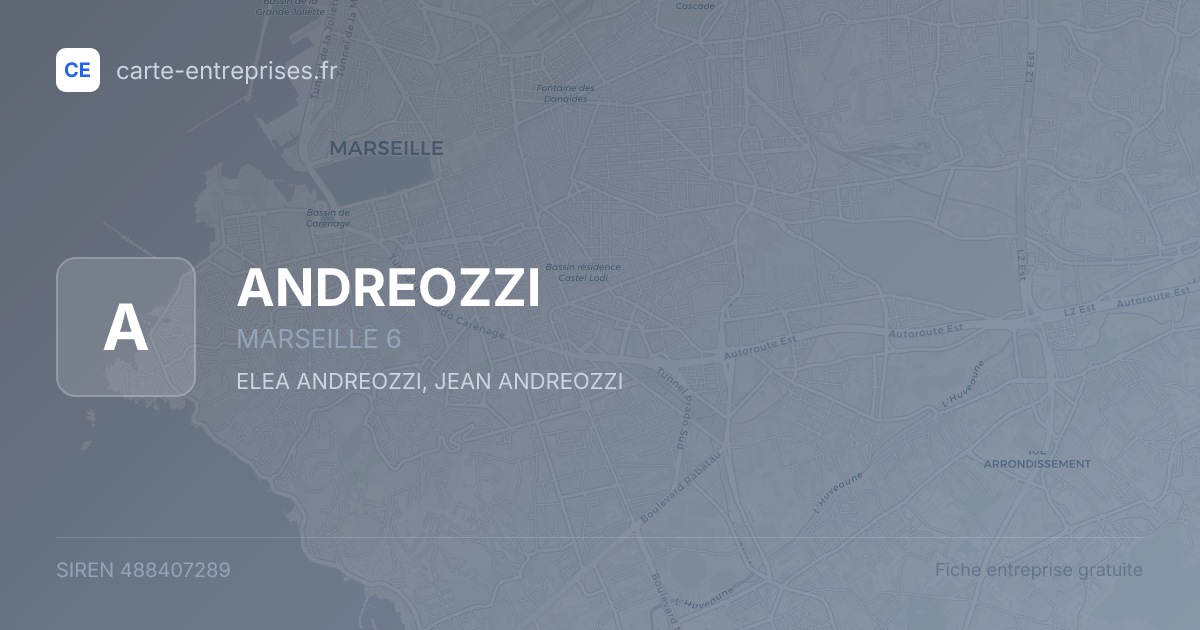 ANDREOZZI — 488407289 — fiche entreprise