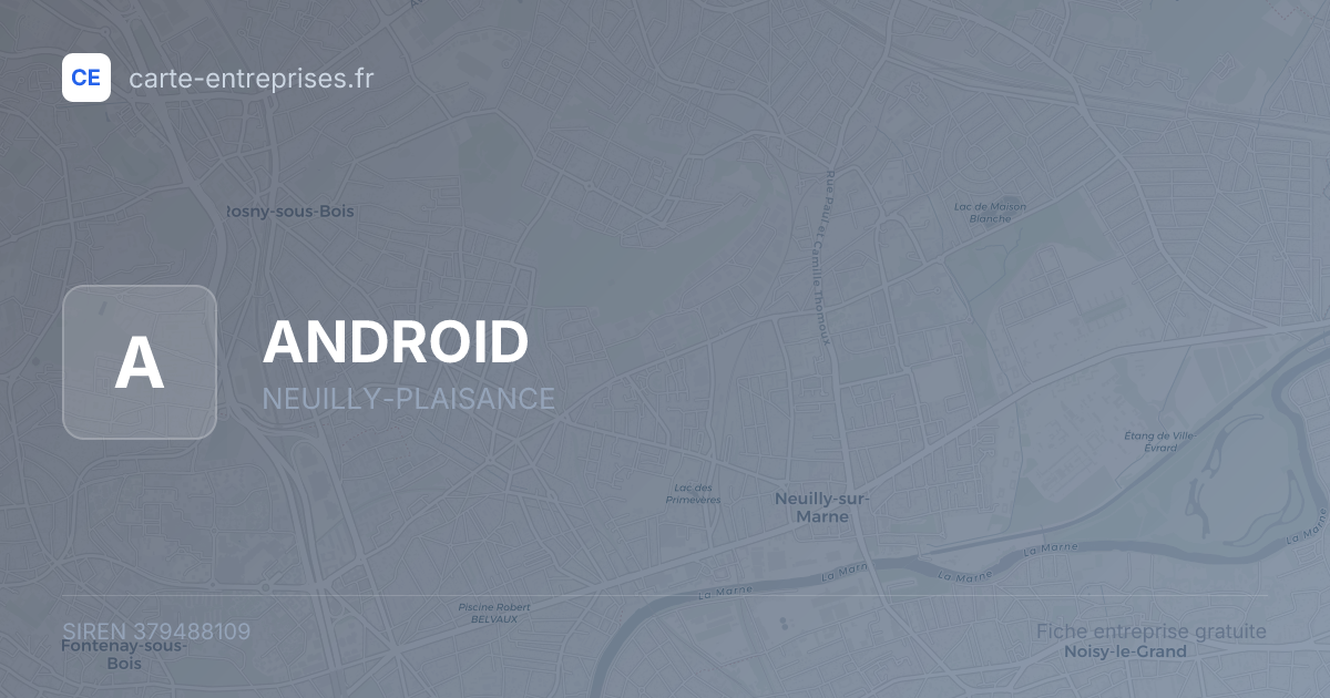 ANDROID — 379488109 — fiche entreprise