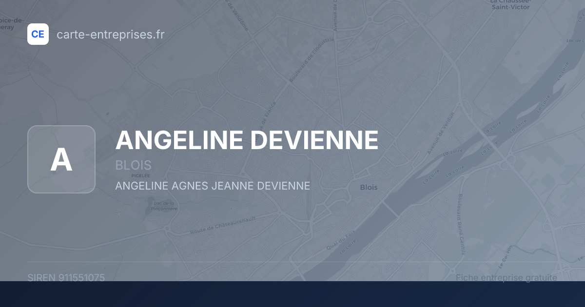 ANGELINE DEVIENNE — 911551075 — fiche entreprise
