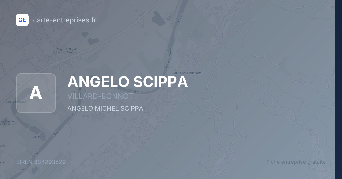 ANGELO SCIPPA — 334293529 — fiche entreprise
