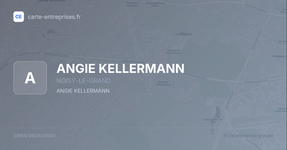 ANGIE KELLERMANN — 982600694 — fiche entreprise