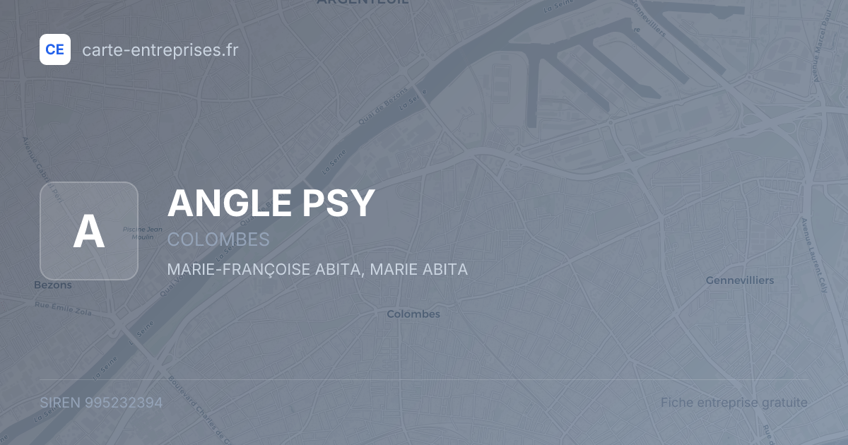 ANGLE PSY — 995232394 — fiche entreprise