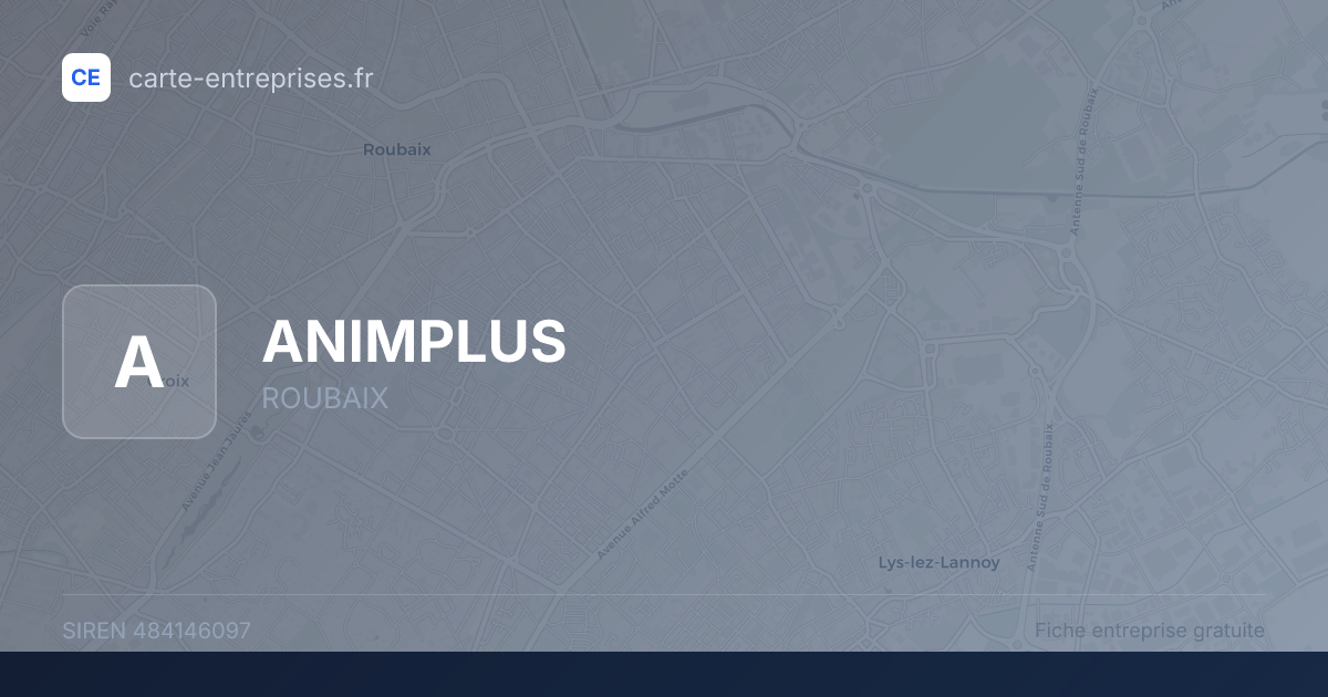 ANIMPLUS — 484146097 — fiche entreprise