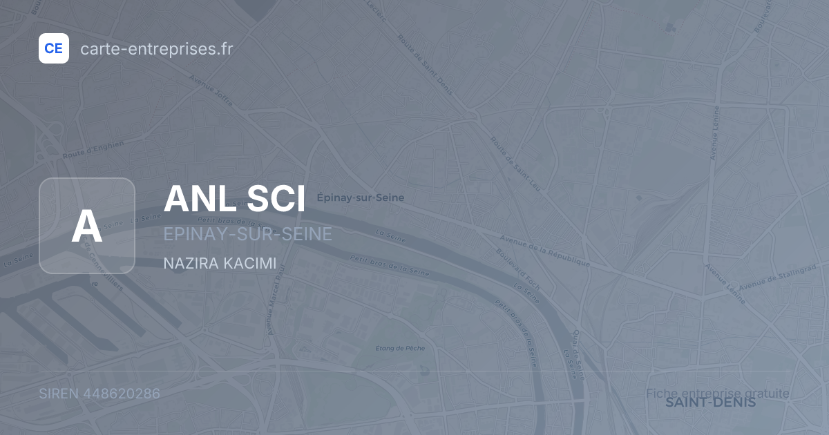 ANL SCI — 448620286 — fiche entreprise