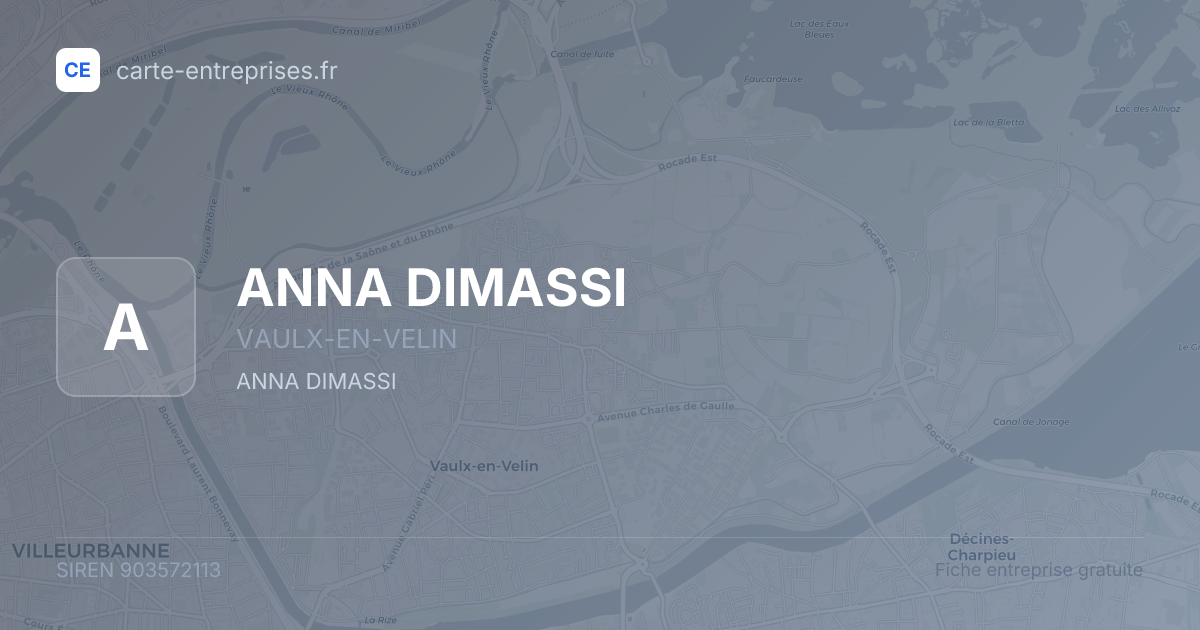 ANNA DIMASSI — 903572113 — fiche entreprise